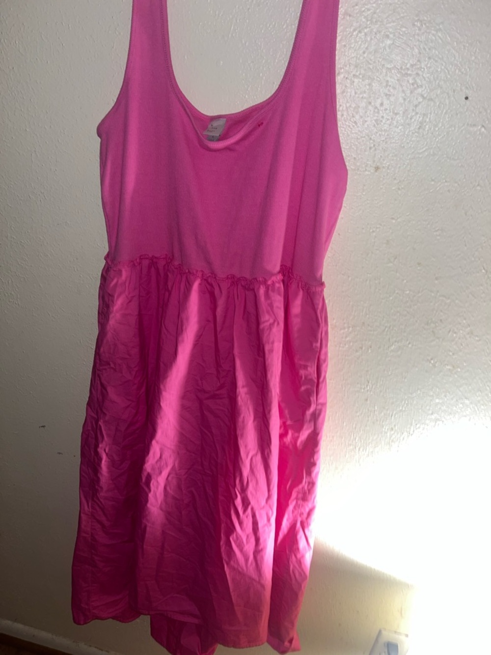 Bright Pink Sleeveless Dress